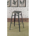 Grey Metal Barstools Set of 2 C292084