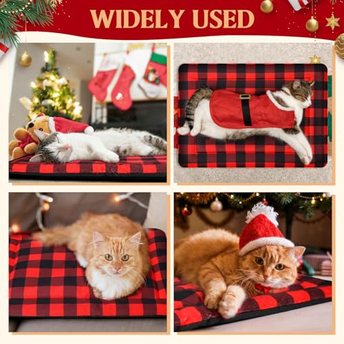 2 Pack Green Self Warming Cat Bed 18 x 24 Inch S79943