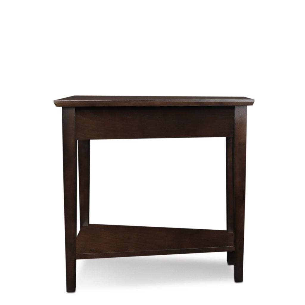 Compact Recliner Wedge Table in Chocolate Oak O930447