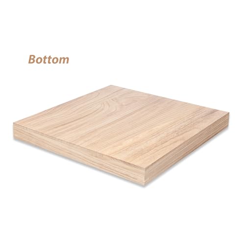 Large Square Rustic Wood Serving Tray 24 x 24 B618