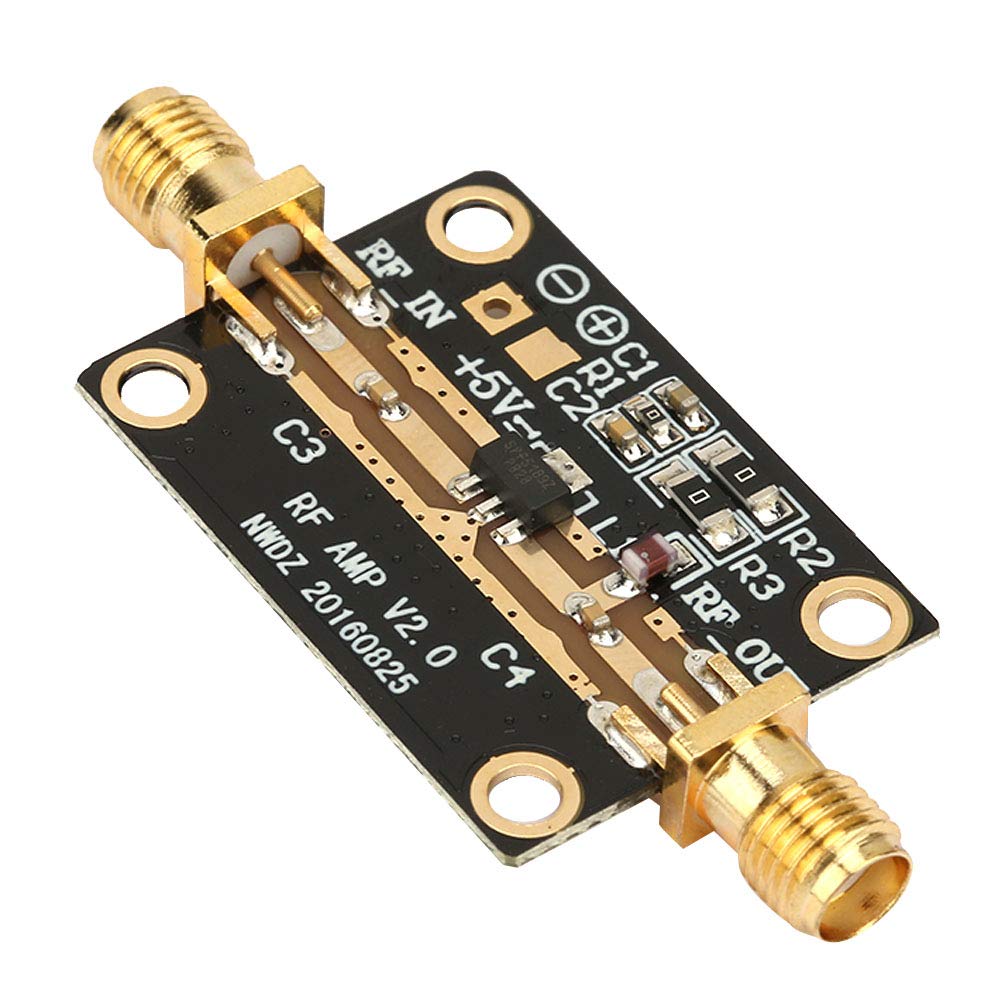 Low Noise Ultra Bandwidth Amplifier LNA 0.05-4GHz NF=0.6dB RF FM HF VHF UHF WideBand Non Reflective Design Frequency Capability Ham Radio with High Isolation RF Amplifier R215615