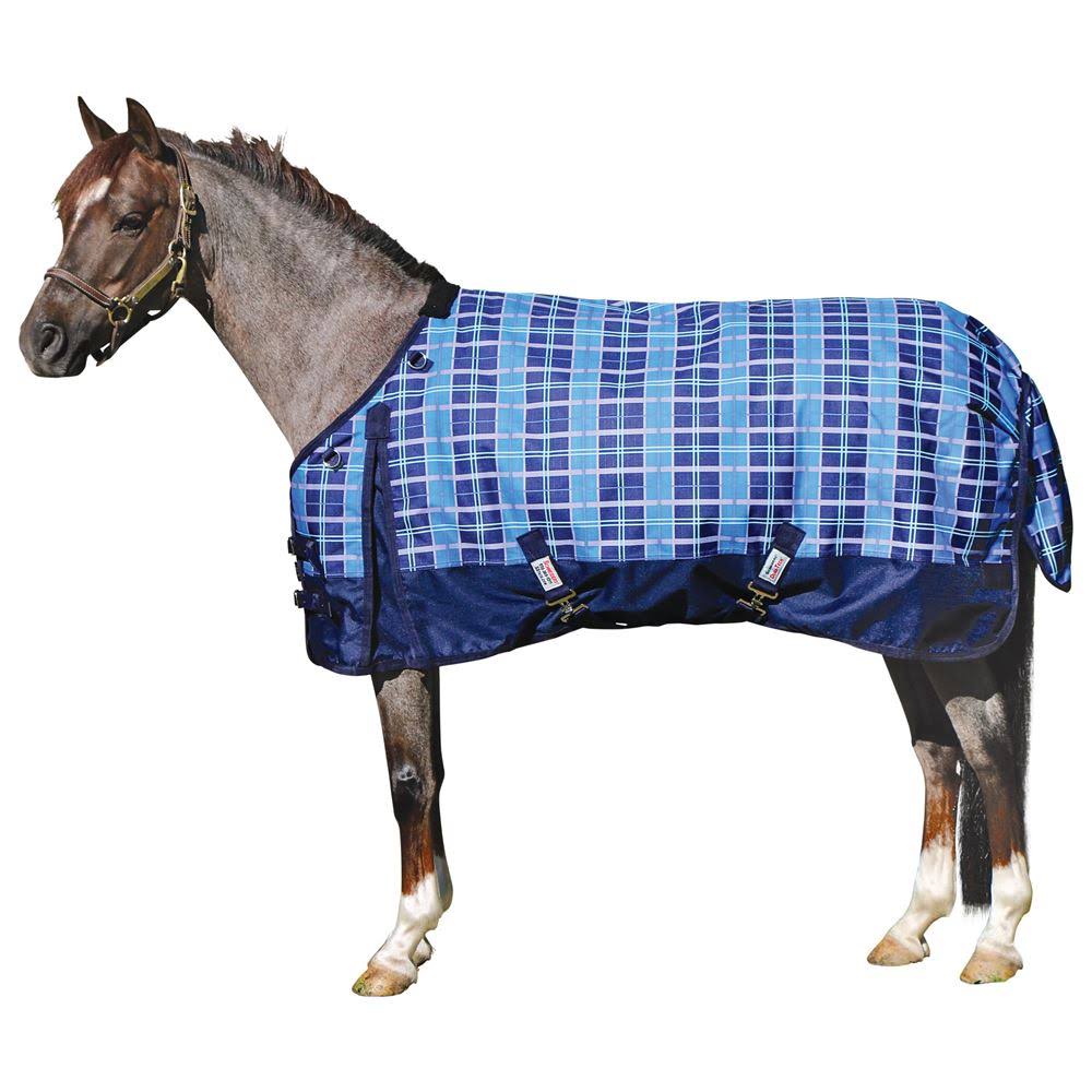 Blue Plaid Heavyweight Turnout O854747