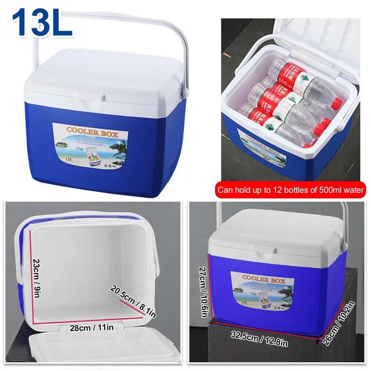 Durable 8L/13L/26L Portable Cooler Box K622972