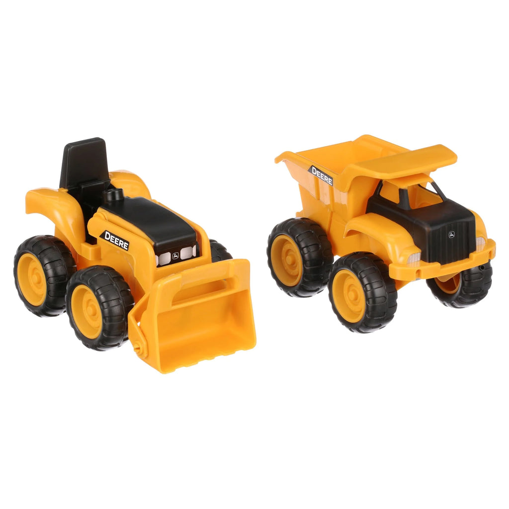 Yellow Construction Vehicle 2 Pack Dump Truck & Tractor with Loader G582927