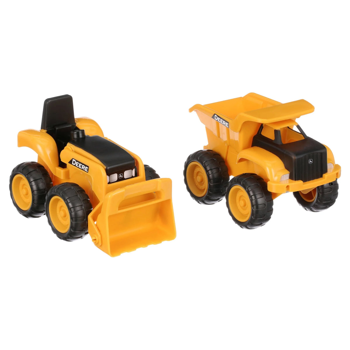 Yellow Construction Vehicle 2 Pack Dump Truck & Tractor with Loader G582927
