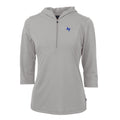 Women's Half-Zip 3/4 Sleeve Pullover Hoodie P555183