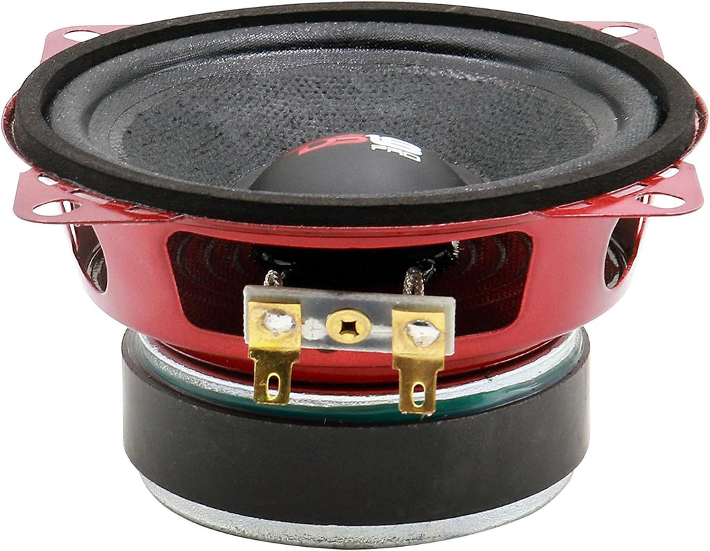 Red Steel Basket 10 Midrange 600W Max 300W RMS 8 Ohms Car Speaker Q9755