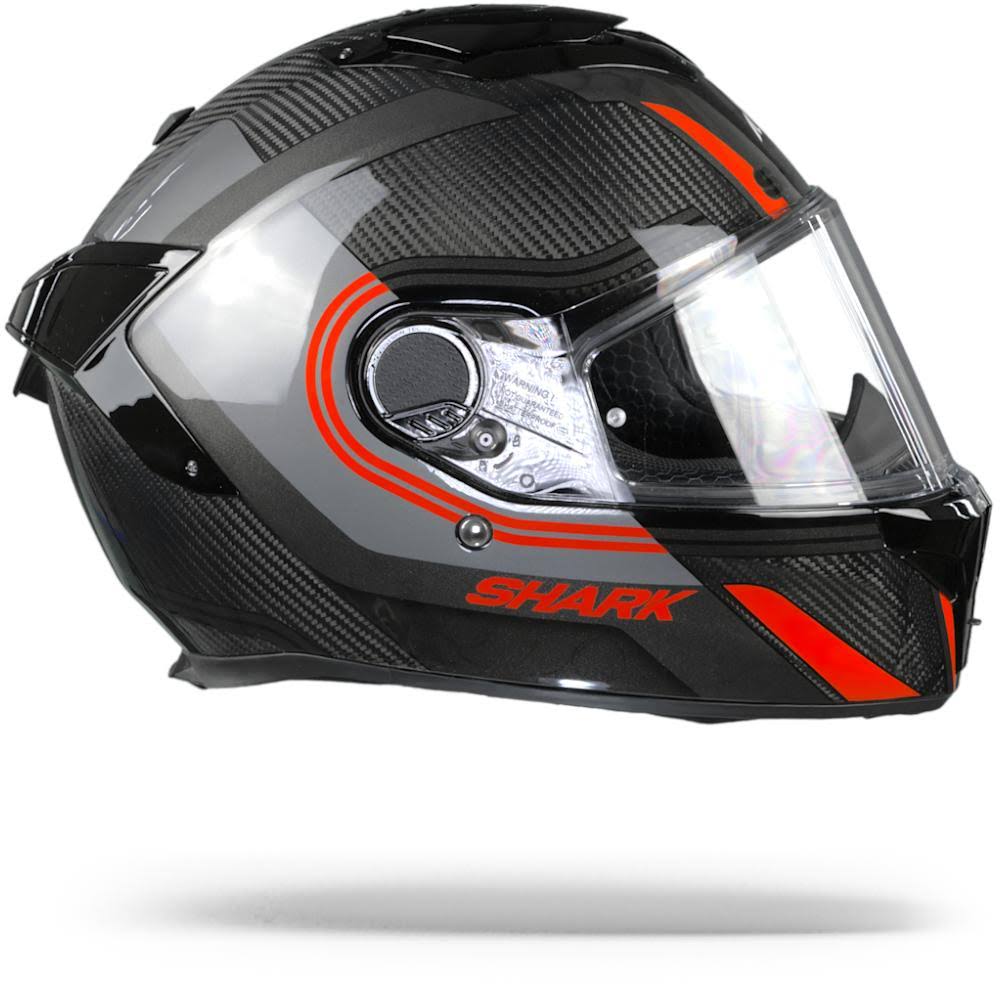 Carbon Anthracite Red Motorcycle Helmet T349994