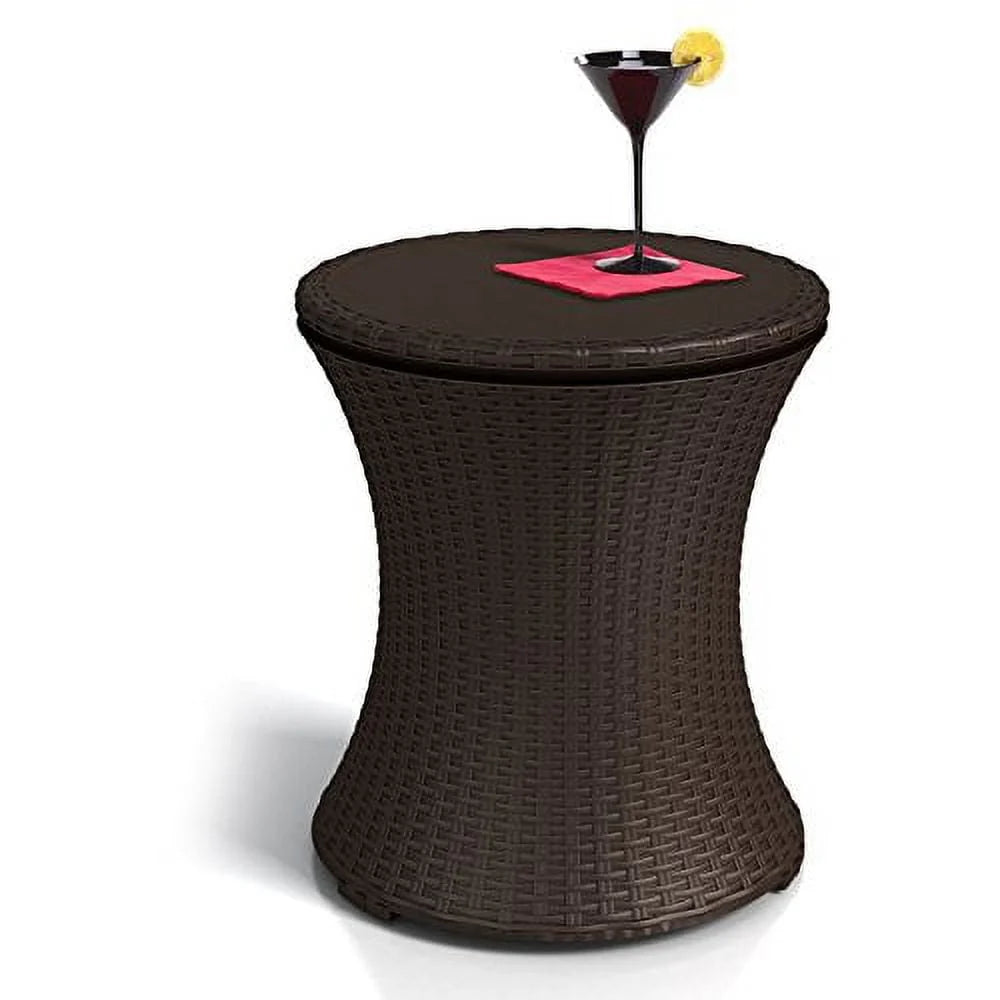 7.5 Gallon Resin Outdoor Beverage Cooler Table R704