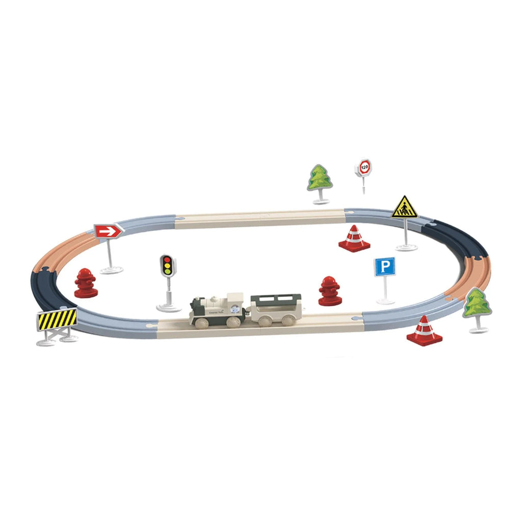30pcs Puzzle Train Tracks Set A8054