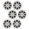 White 6.5" 4 Ohm Coaxial Marine Speaker B7331