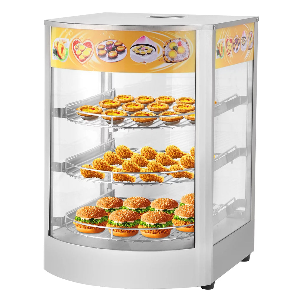 800W 3-Tier Commercial Food Warmer Display Case O502454