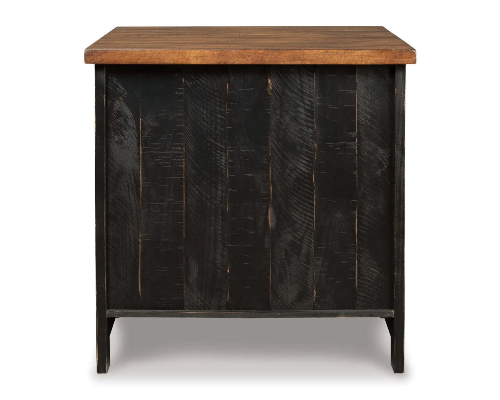Black/Brown End Table L880078