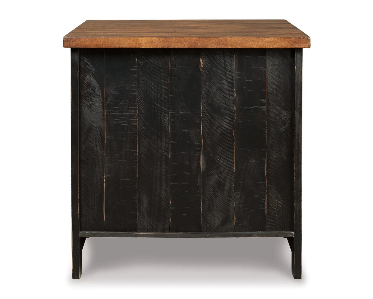 Black/Brown End Table L880078