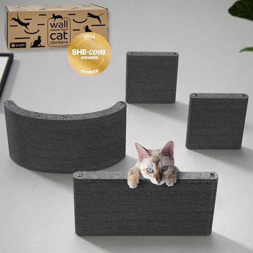 Wall Mounted Cat Shelves Set of 4 PET Felt Climber Furniture R661