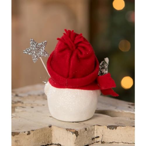 4.5" Smiling Snowman Christmas Winter Figure V58604