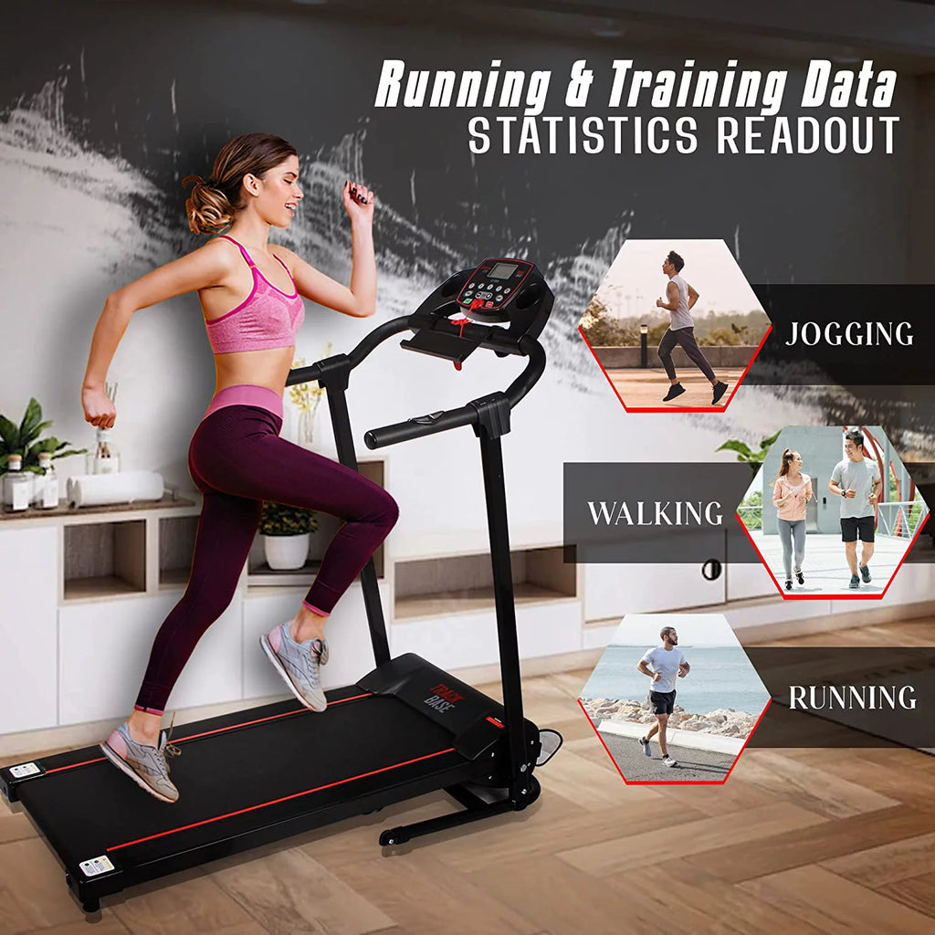Foldable Treadmill with LCD D316386