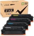 4 Pack 414X Toner Cartridge for HP Color LaserJet Pro M454 M479 Printer D7006