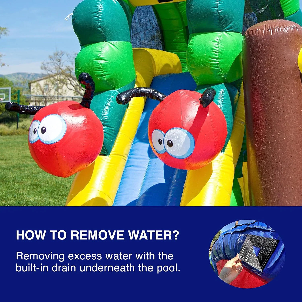Water Slide Bounce House with Blower V3809