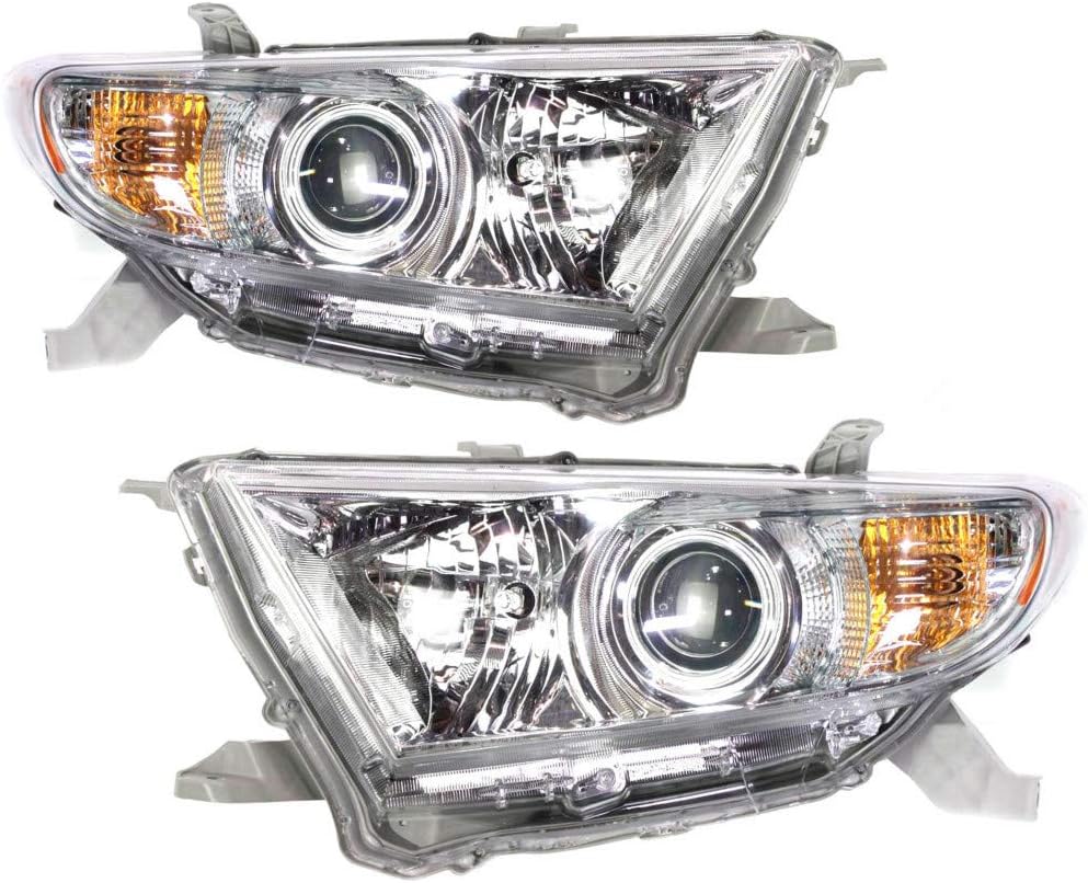 Headlight Assembly for Toyota Highlander 2010 Passenger Side K665