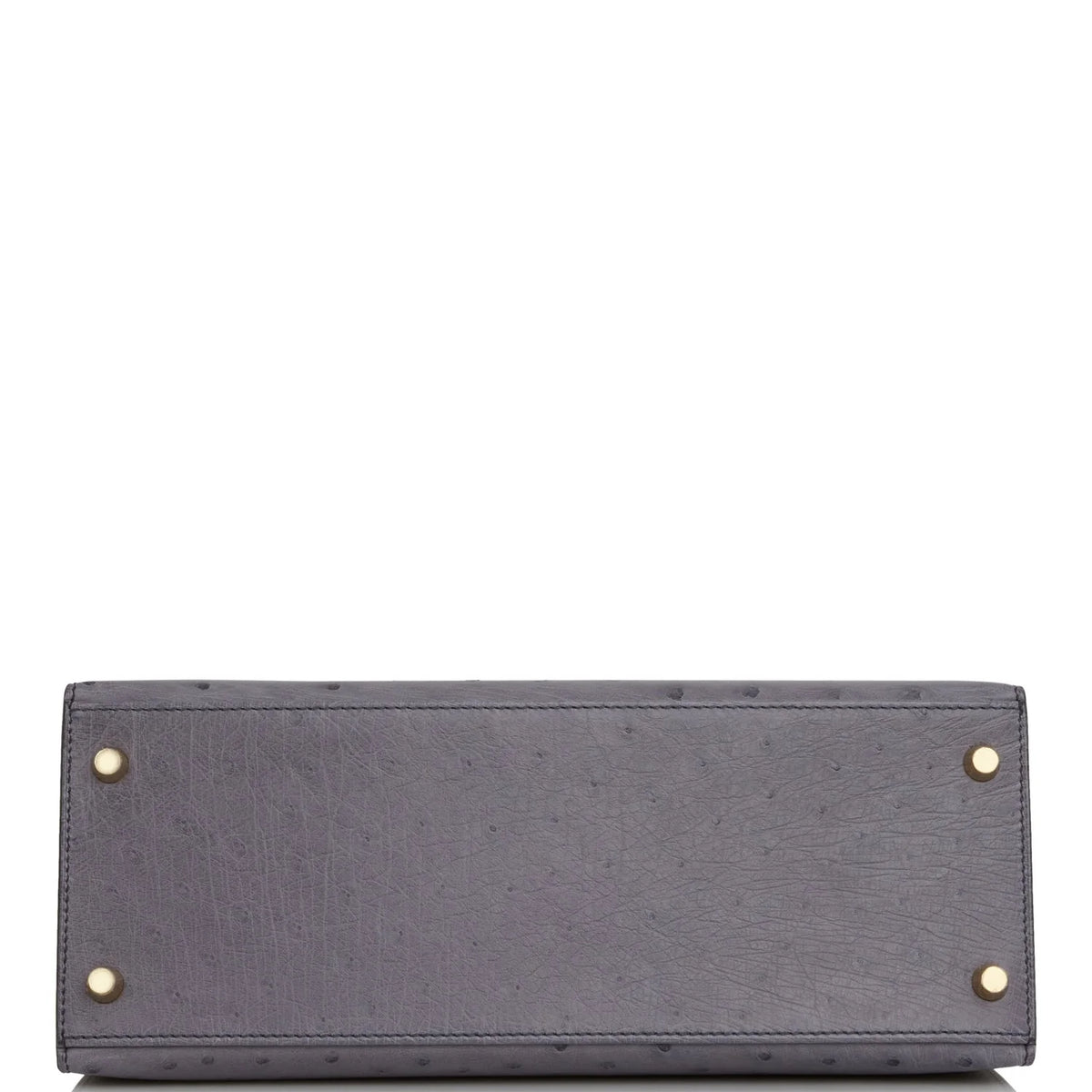 Gris Agate and Gris Perle Ostrich Bag E12723