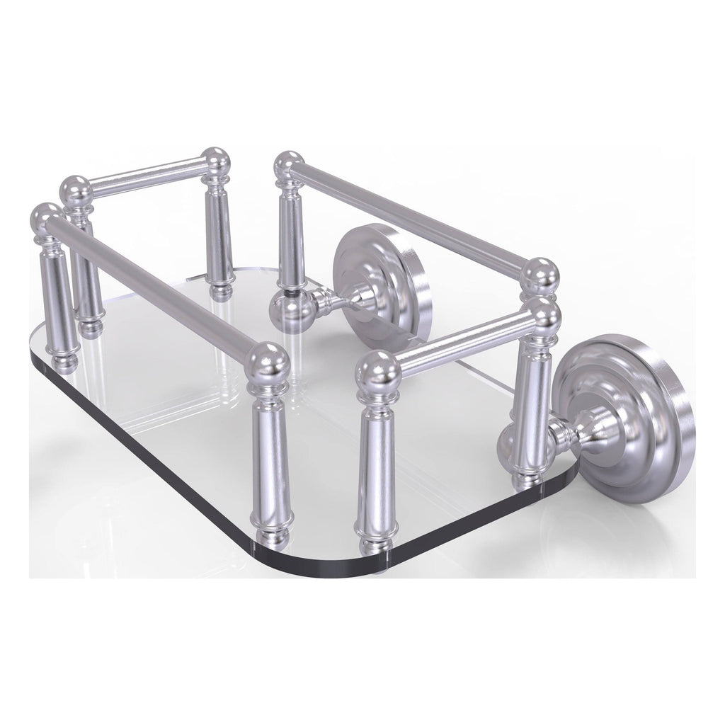 Wall Mounted Glass Guest Towel Tray W4931