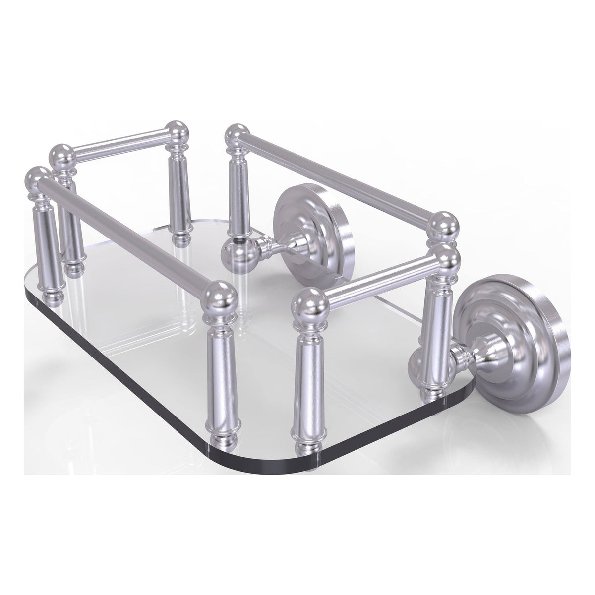 Wall Mounted Glass Guest Towel Tray W4931