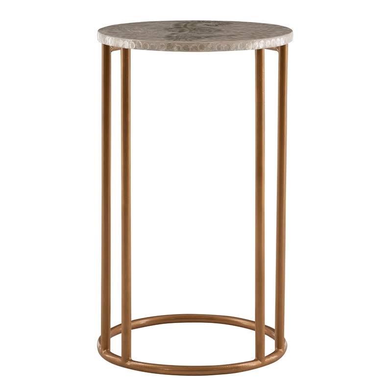 Gold Metal Accent C Table X166