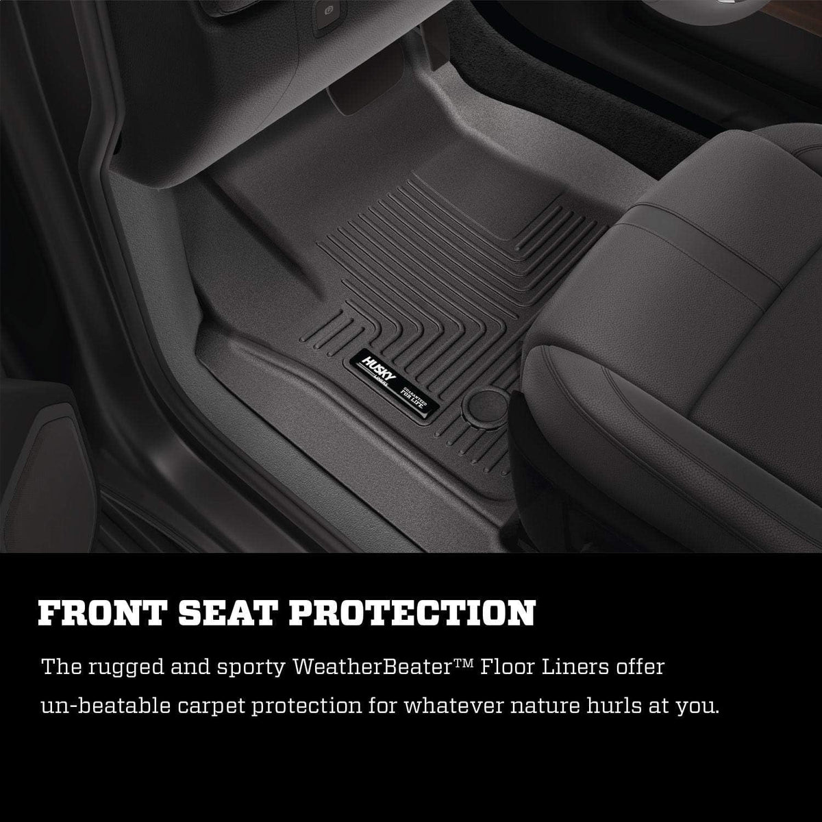 Black Front Floor Liners 2 Pcs I924920