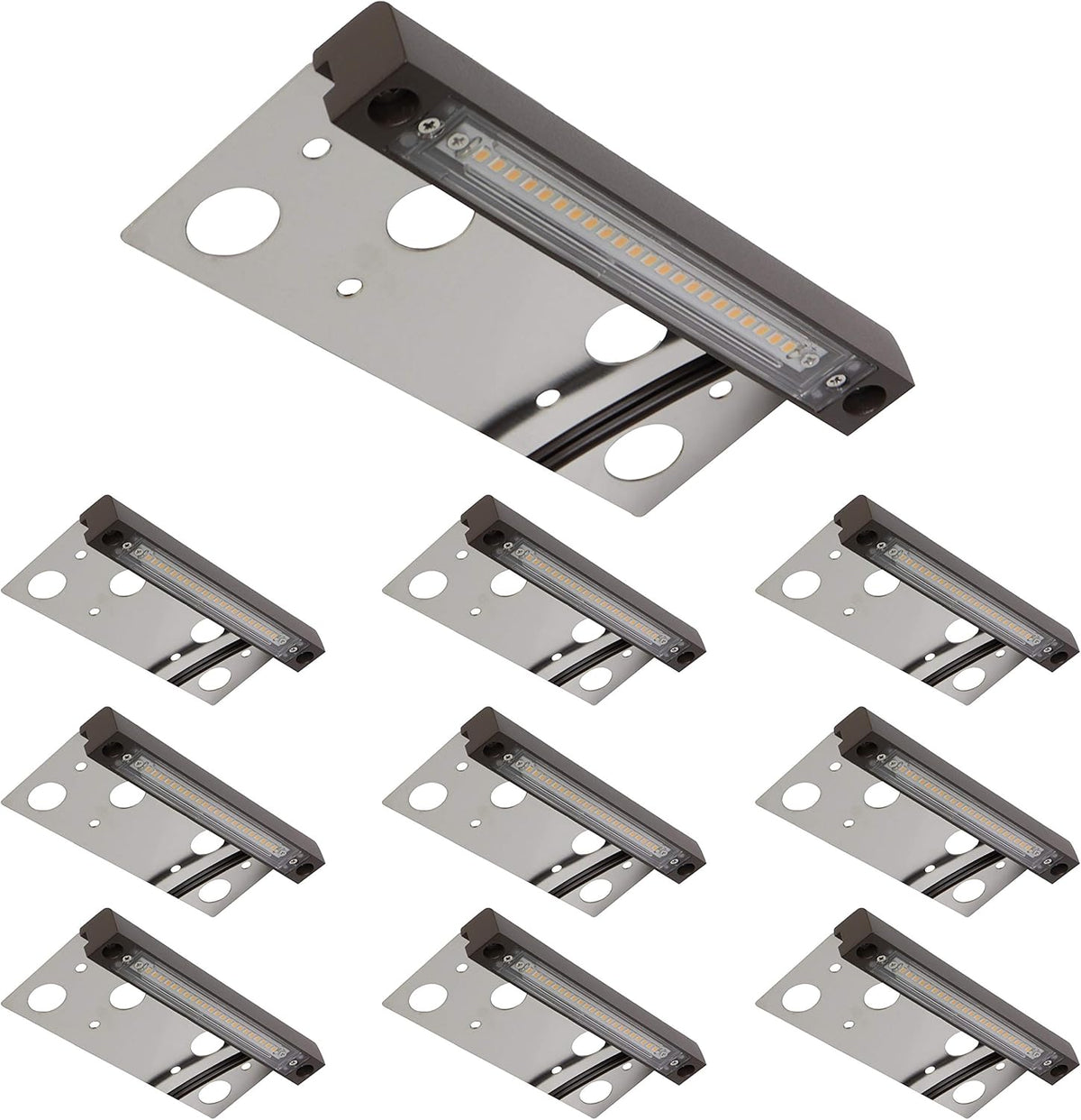 22pcs Integrated 2700K LED Frosted Lens Hardscape Light U3499