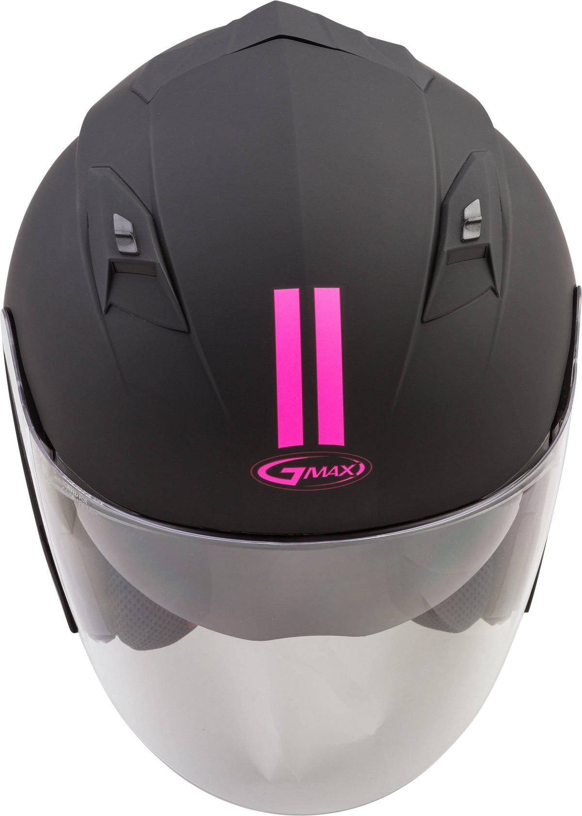 Matte Black/Pink Open-Face Helmet X759168