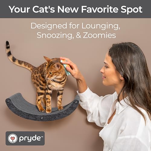 Wall Mounted Cat Shelves Set of 4 PET Felt Climber Furniture R661