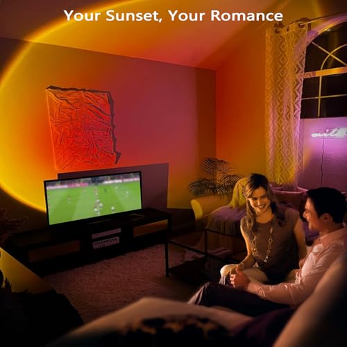 Multicolor Changing LED Sunset Lamp Projector M9633