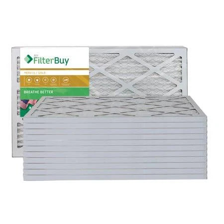 Gold MERV 11 14x22x1 Pleated AC Furnace Air Filter Pack of 12 R57620