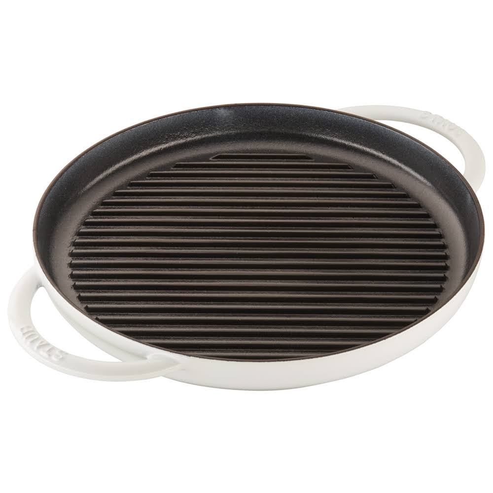 White 12-in Cast Iron Round Steam Grill L1018