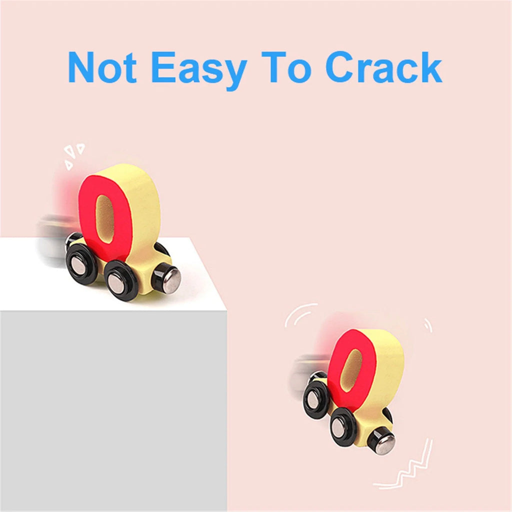 Wooden Magnetic Train Building Blocks Puzzle Toys E982342