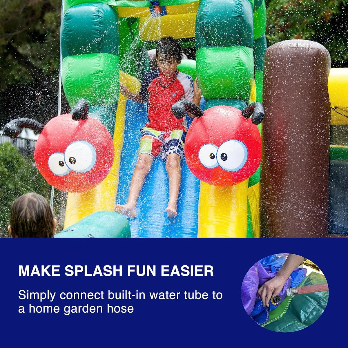 Water Slide Bounce House with Blower V3809