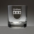 Set of 4 Etched Tumbler Glasses I88889