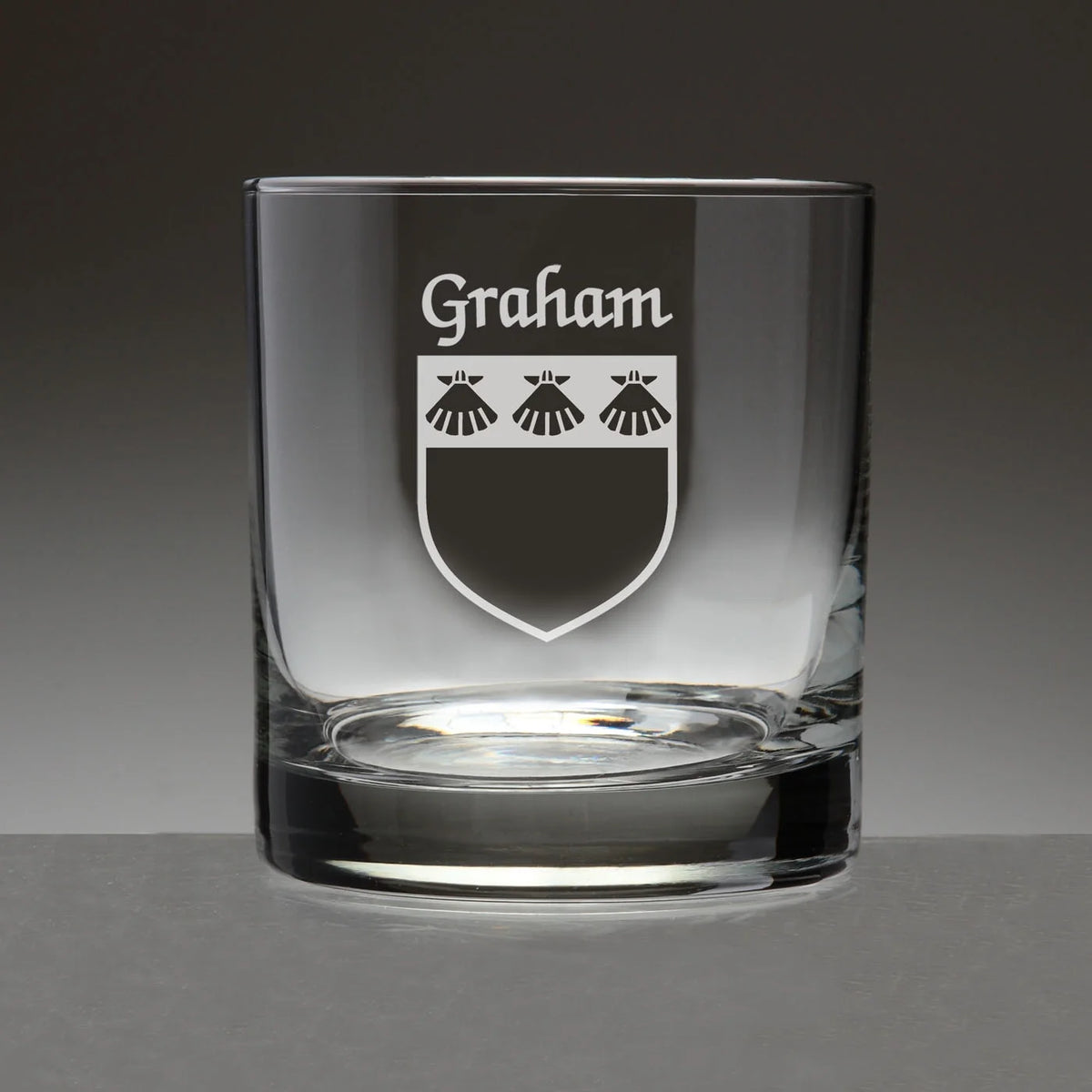 Set of 4 Etched Tumbler Glasses I88889