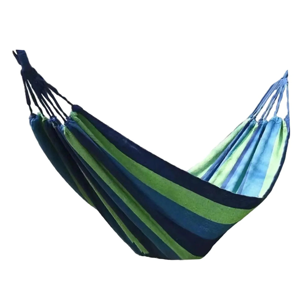 Blue Canvas Camping Hammock 190x150cm W2457