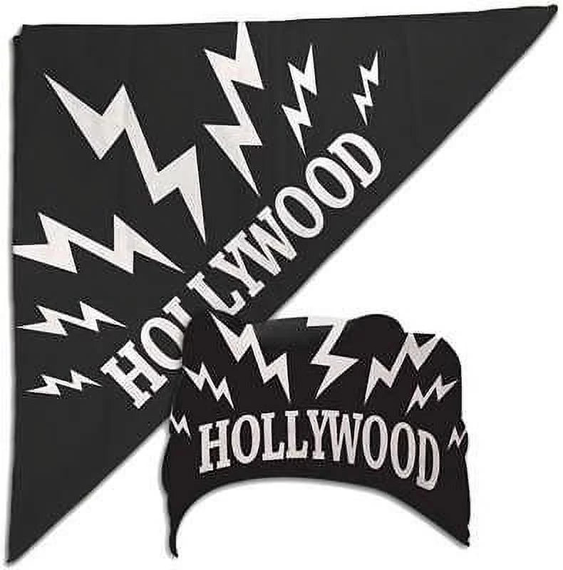 Hulk Hogan Costume T-shirt Bandana Sunglasses Boa P781