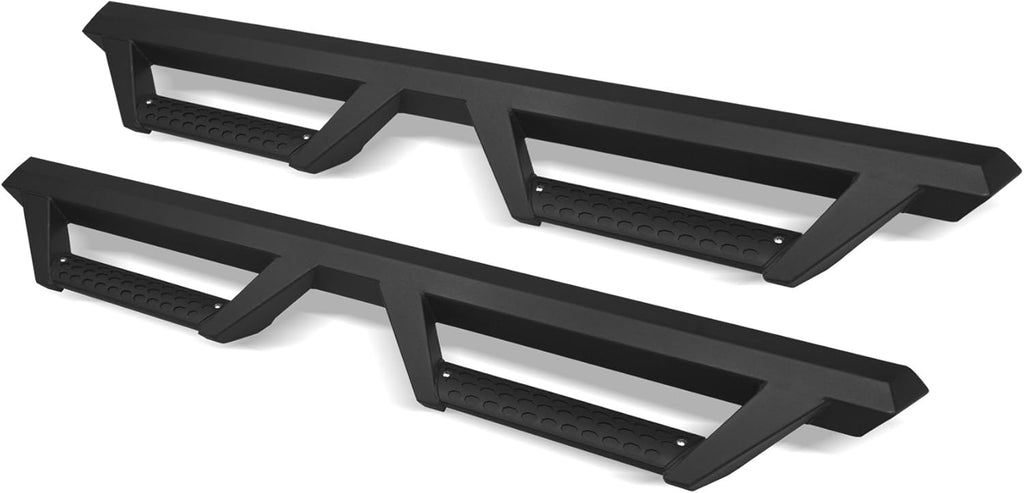 Matte Black Drop Step Bars A307