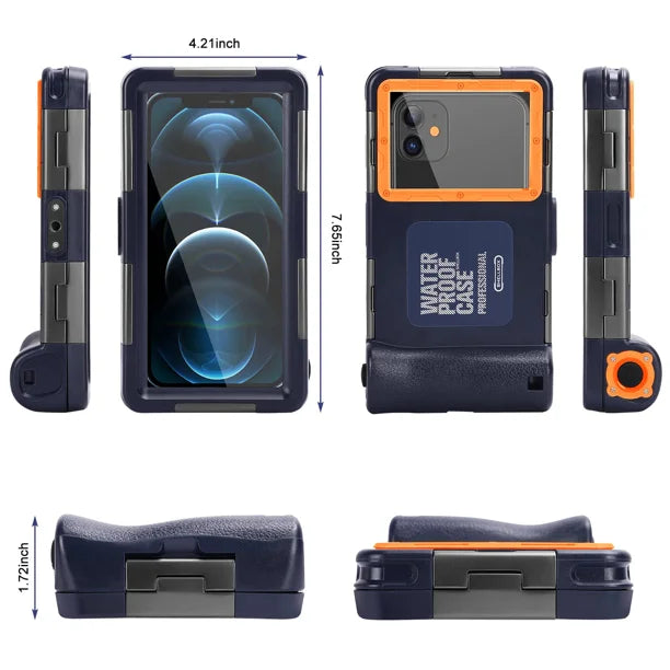 Waterproof Protective Case for Sony Xperia XA2 Plus and all Phones Up to 6.9 Inch with Lanyard O89889