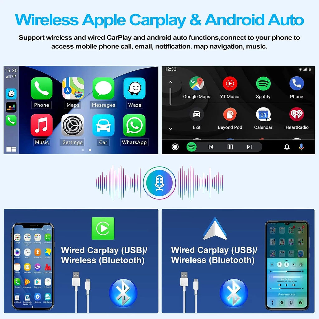 Android 13 9 Inch Touchscreen Car Stereo Radio with Backup Camera K401160