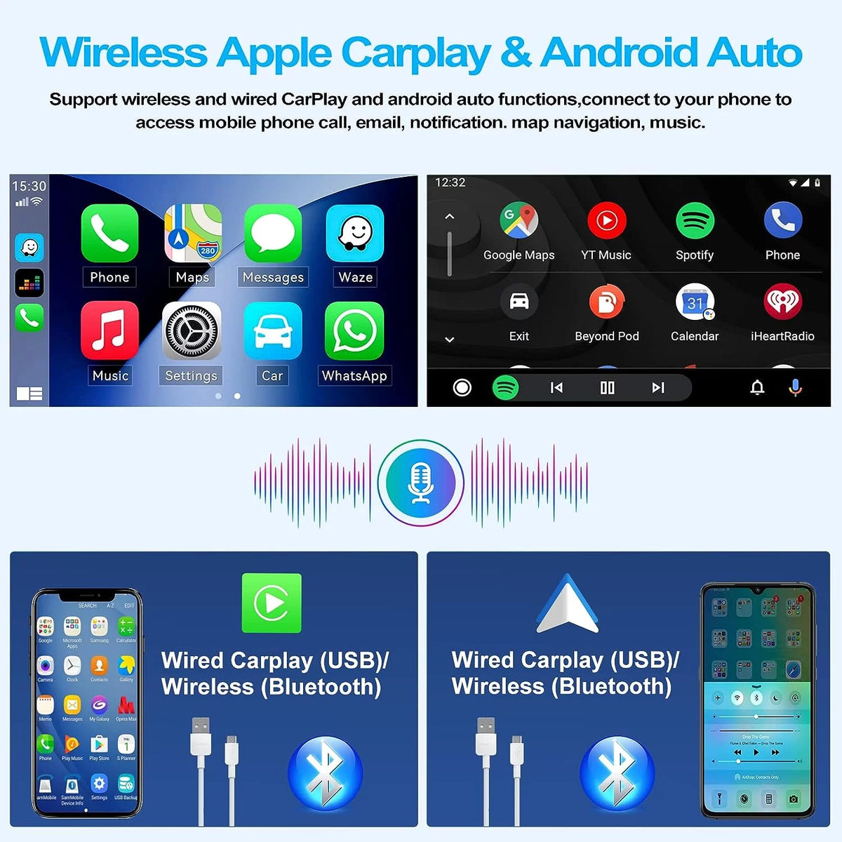 Android 13 9 Inch Touchscreen Car Stereo Radio with Backup Camera K401160