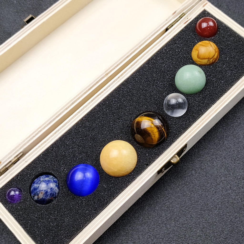 Planet Crystal Solar System Ornaments Set R6600