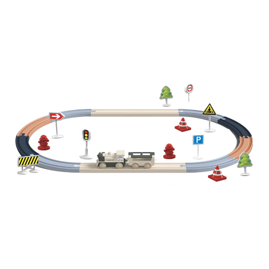 30pcs Puzzle Train Tracks Set A8054