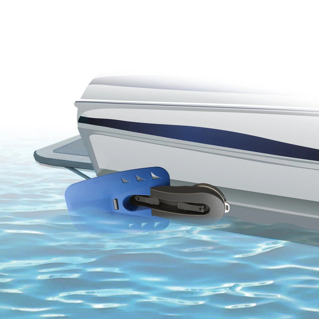 Silver/Blue Wakesurf Shaper with Storage Tote T667
