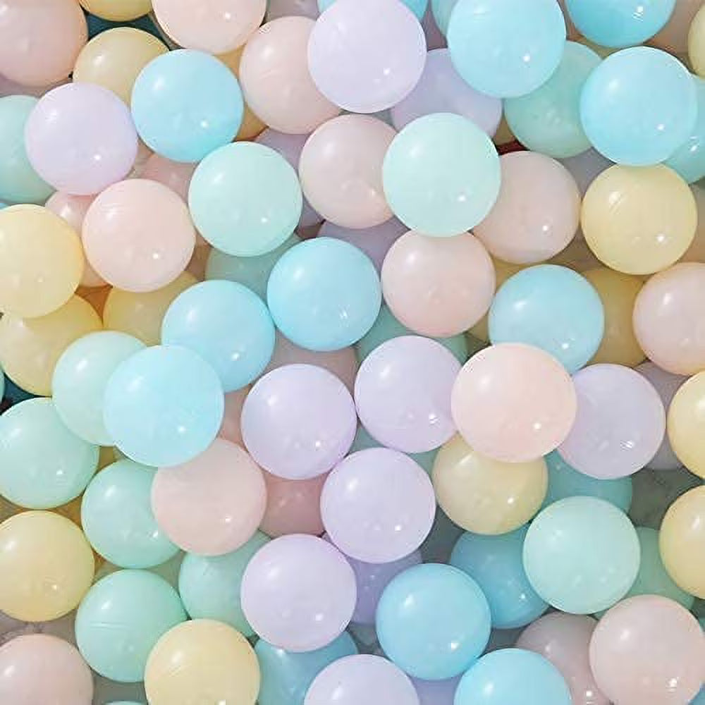 50 Soft Plastic Ball Pit Balls with Storage Bag A5113