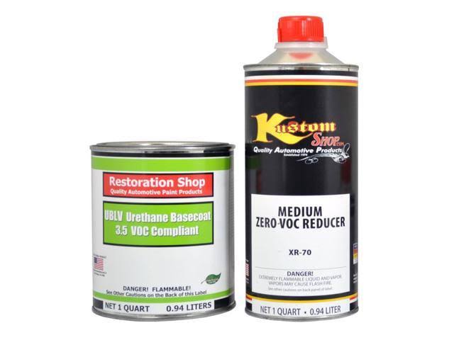 Oxford White Quart Low VOC Urethane Basecoat Paint Kit R34338